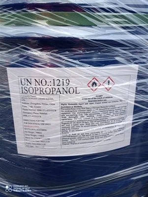 Kaksi 40'FCl -isopropyylialkoholia on lähetetty Aricalle 1. huhtikuuta 2025