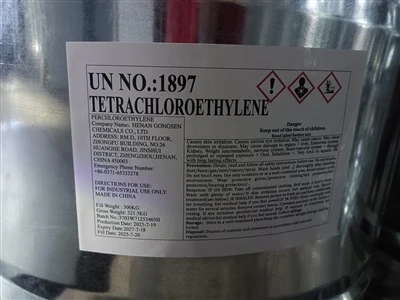 Yksi 20'FCl -perkloorietyleeni on lähetetty Meksikoon, 28., 2025